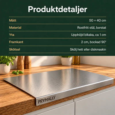 Produktdetaljer för Prymally skärbräda